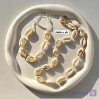 نیم ست رنگ ثابت طرح تمام صدف