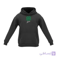 هودی مردانه ایرانی طرح سرو سبز I3 رنگ مشکی