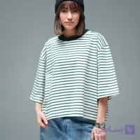 تیشرت کراپ باکسی رینگی