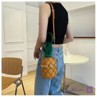 کیف دوشی و دستی آناناسی - کیف فانتزی