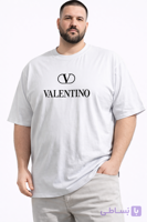 تیشرت پنبه‌ای مردانه قواره باکسی | VALENTINO |