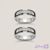 ست حلقه نقره ایتالیایی کد 21575