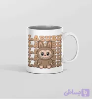 ماگ لبوبو قهوه ای
