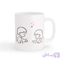 ماگ طرح زوج عاشقانه 019