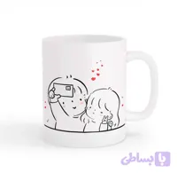 ماگ طرح زوج عاشقانه