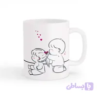 ماگ طرح زوج عاشقانه 016