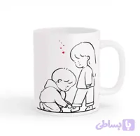 ماگ طرح زوج عاشقانه 015