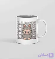 ماگ لبوبو خاکستری