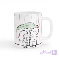 ماگ طرح زوج عاشقانه 04