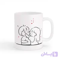 ماگ طرح زوج عاشقانه 018