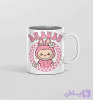 ماگ labubu صورتی
