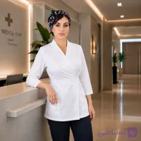 روپوش سفید زنانه برند سینوهه مدل لاندا