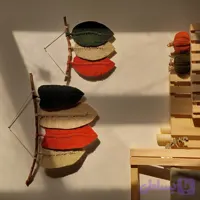 دیوارکوب برگ مکرمه ۳ و ۴ تایی
