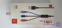 کابل شارژ 3in1 برند biboshi