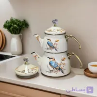 کتری و قوری شاهین مدل پرنده کد 1225