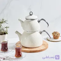 کتری قوری کاراجا مدل میدی کرم