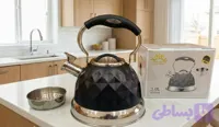 کتری روگازی ، سوت زن،جنس استیل برند لاراهوم