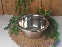 لگن استیل بزرگ