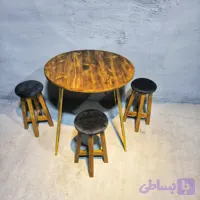 میز نهارخوری چهار نفره چوب نراد