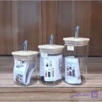 شکر پاش پیرکس مدل درب بامبو