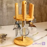 استند ابزار آشپزخانه بامبو