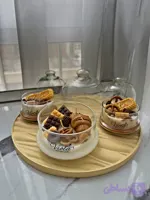 بانکه درب دار خوراکی کروسان و لوتوس