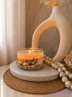 جاوارمر دوجداره ژله ای گرد دریایی بژ