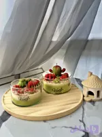 جار کاکتوس سه لایه متوسط سبز و قرمز
