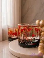 جاوارمر دوجداره ژله ای گل قرمز