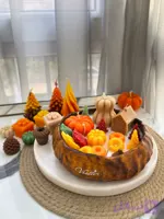 شمع باغچه گرد پاییزی