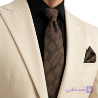 ست کراوات و پوشت ( دستمال جیب ) مردانه کد 030