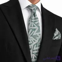 ست کراوات و پوشت ( دستمال جیب ) مردانه کد034