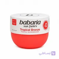 ژل برنز کننده باباریا Babaria tropical bronze رنگ طلایی 300 میل