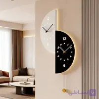 ساعت دیواری دوطرفه مدل دلوین