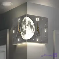 ساعت دیواری نبشی ماه مدل نوری