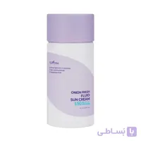 کرم ضدآفتاب فلوئیدی پیاز تازه ایزنتری Isntree Onion Fresh Fluid Sun Cream