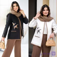 کت شلوار پرستو،جنس مازراتی نخ توییست،سایز ۳۸ تا ۵۲ ریز