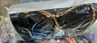 کیف ورنی جذااب،طرح ال وی،دسته زنجیر