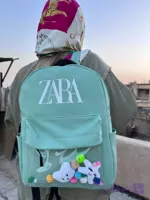 کوله زارا مشکی،جنس ناسی با کیفیت،مناسب مدرسه و دانشگاه
