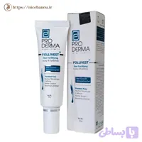 ژل تقویت کننده مو و ابرو پرودرما مدل Follivest وزن 20 گرم