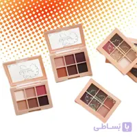 پالت سایه چشم و ابرو 6 رنگ دودوگرل مات پیگمنت بالا
