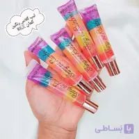 لیپ گلاس یا برق لب تیوپی رنگین کمان
