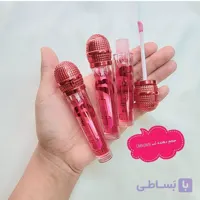 لیپ گلاس و برق لب و حجم دهنده لب طرح بلندگو