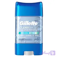 مام استیک ژله ای ضد تعریق ژیلت سری CLEAR SHIELD مدل COOL WAVE