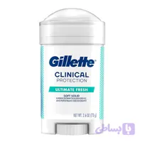 مام ژیلت کلینیکال مردانه GILLETTE CLINICAL ANTIPERSPIRANT ULTIMATE FRESH حجم48g اصل