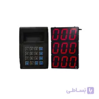 سیستم فراخوان مشتری سه ردیفه (بزرگ سایز28*39)+کیپد