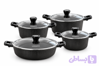 سرویس قابلمه ۸ پارچه ووگاتی VOGATI اصلی مدل CW-SRP8S سری Monaco