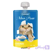 پودینگ خمیر گوشتی فنبی با مرغ و شیر بز