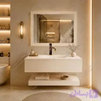 ست روشویی مارمونایت کرم مدل سافیرا