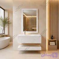 ست روشویی مارمونایت سفید مدل روما